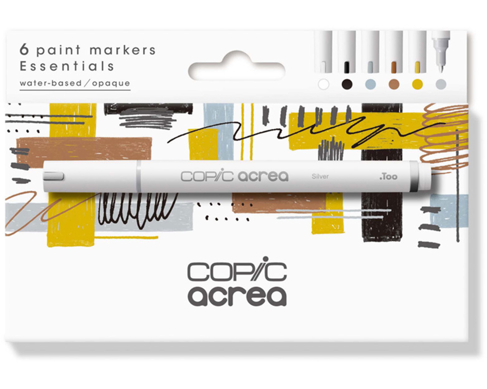 COPIC Marker acrea Set Essentials 20077600 6 Farben