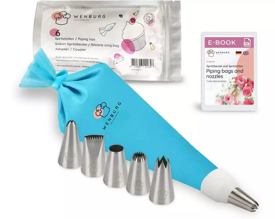 Wenburg Spritzbeutel Set, 35 cm - 8-tig.