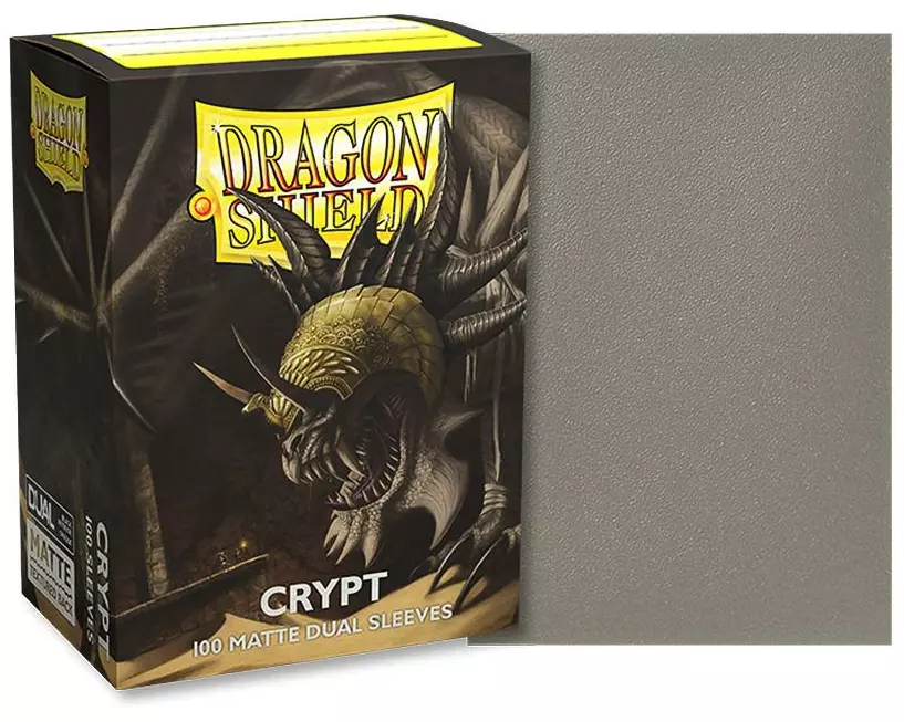 Dragon Shield Kartenhülle Dual Matte: Crypt Standardgrösse Silber 100