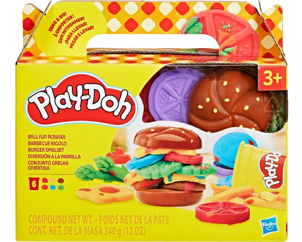 Play-Doh Knetspielzeug Burger Spielset