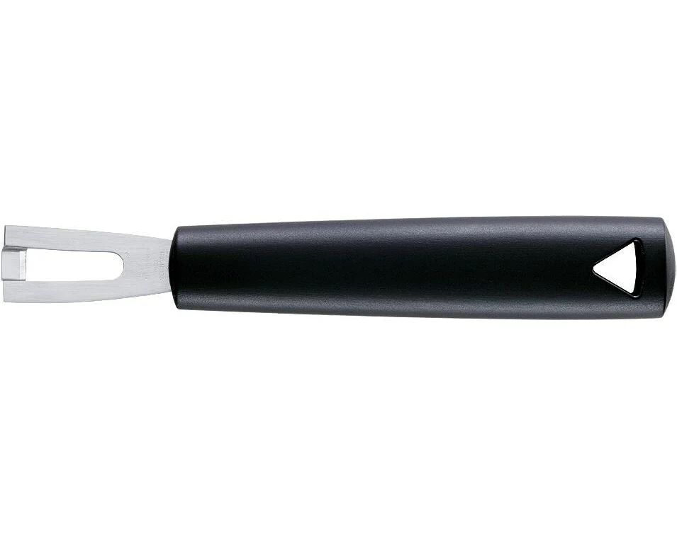 triangle Ziseliermesser rechteckig Schwarz/Silber