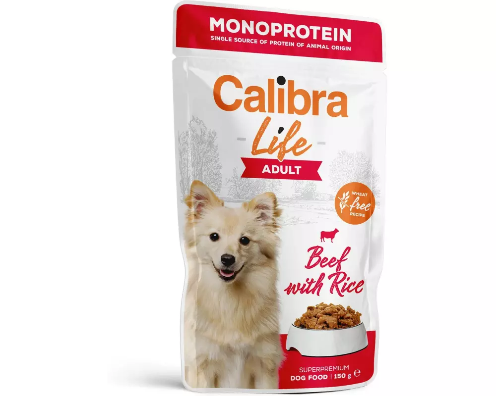 Calibra Nassfutter Life Adult Rind 10 x 150 g