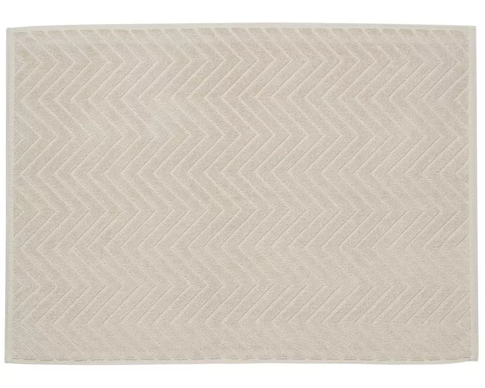 diaqua® Frottiervorleger Chevron 50 x 70 cm, Beige