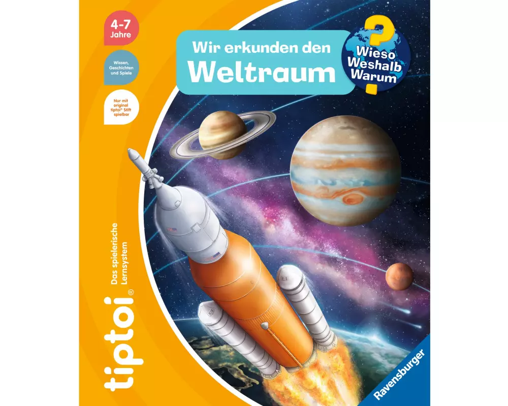 tiptoi Lernbuch Wir erkunden den Weltraum -DE-