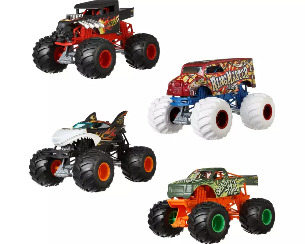 Hot Wheels Monster Trucks 1:24 Die-Cast Assortiert