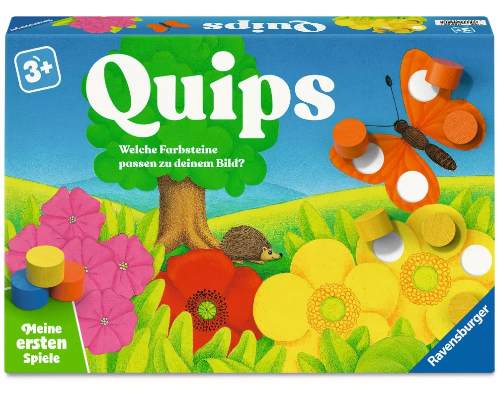 Ravensburger Meine ersten Spiele Quips ab 3 Jahren, 2-4 Spieler,