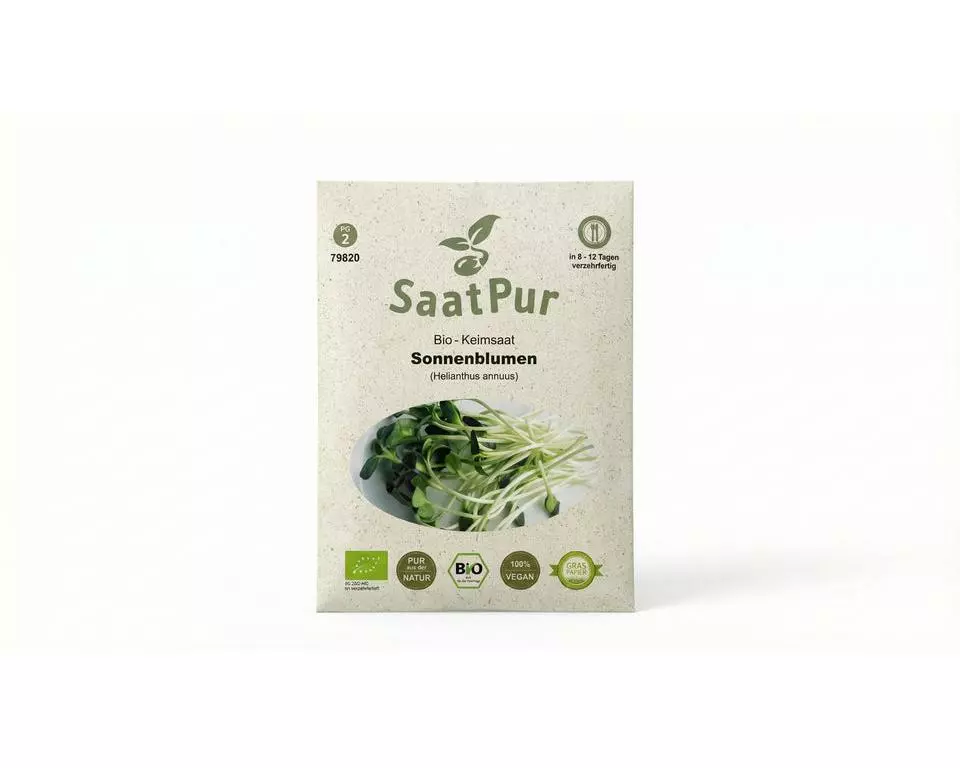 Gorilla Gardening Sonnenblumen-Mikrogrün Saatgut 50 g