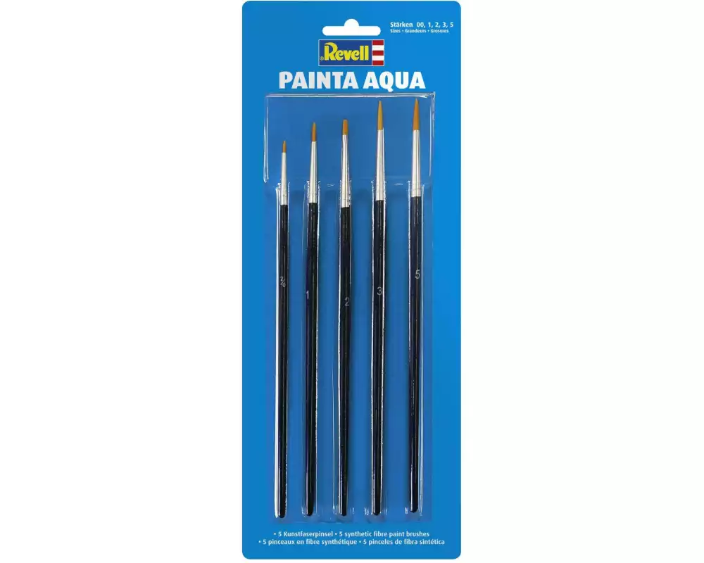 Revell Pinsel-Set Painta Aqua Kunstfaser