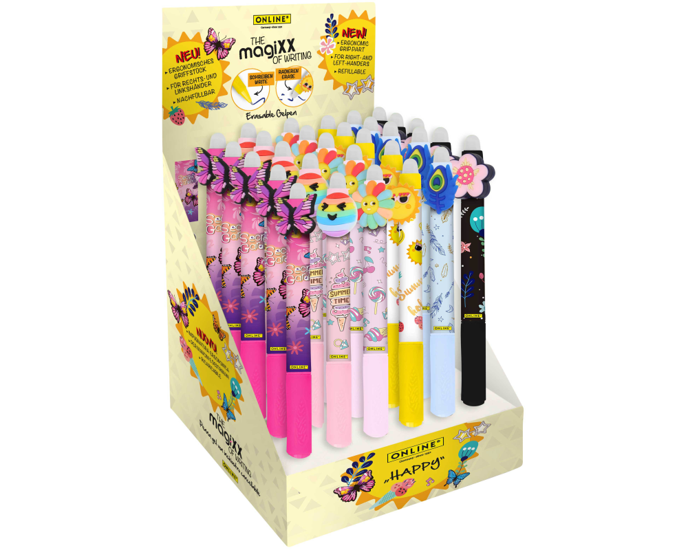 ONLINE Gelschreiber magiXX Fun Happy 35416/30 Display, assortiert 30 Stück