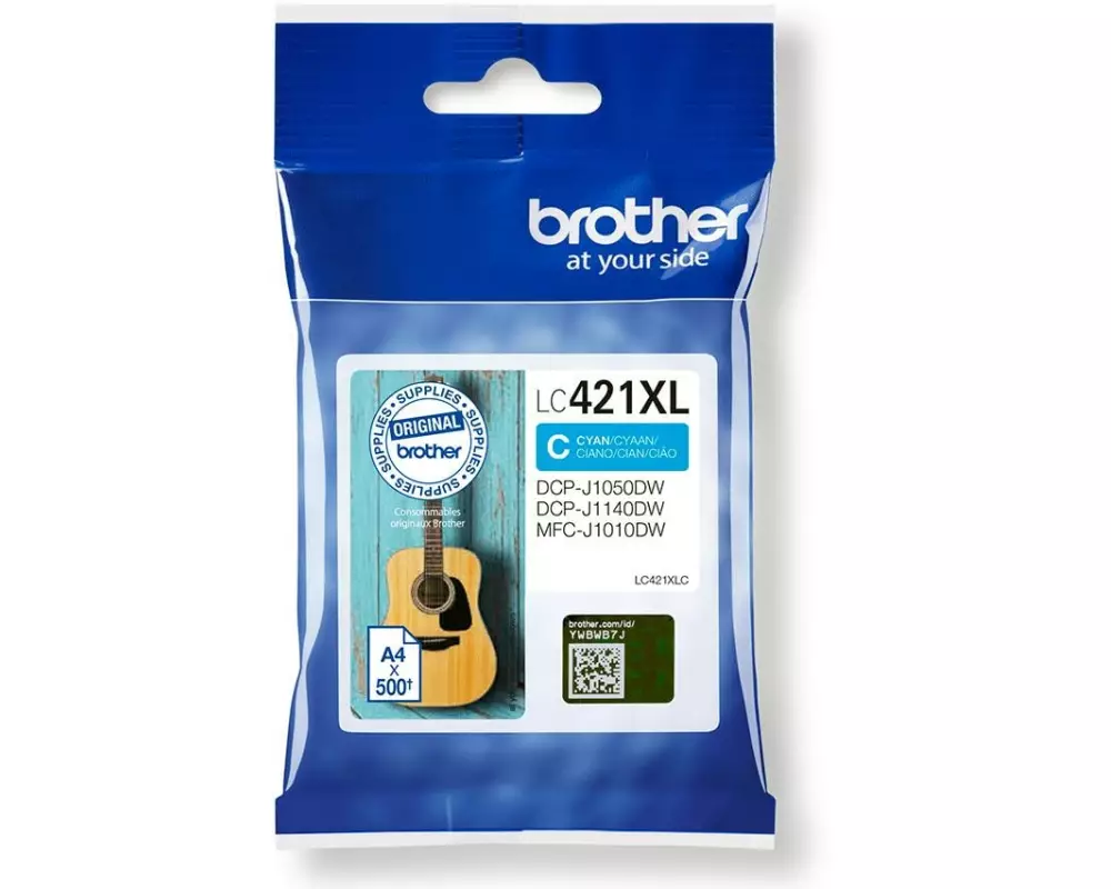 Brother Tinte LC421XLC Cyan