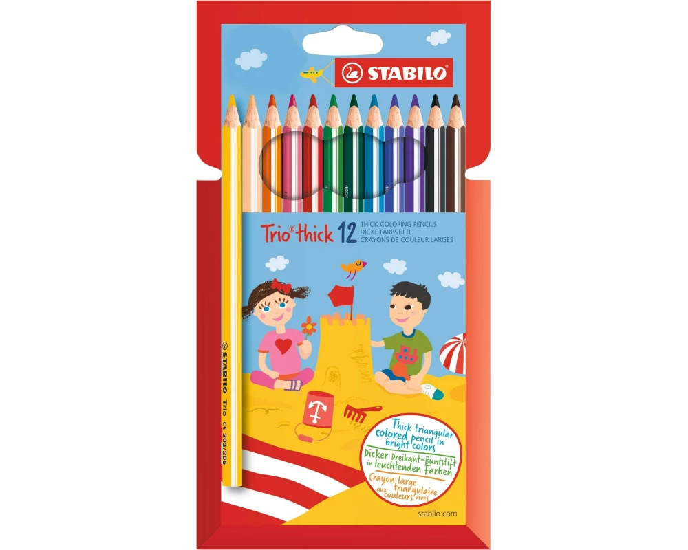 STABILO Trio dick Farbstifte 12er Etui