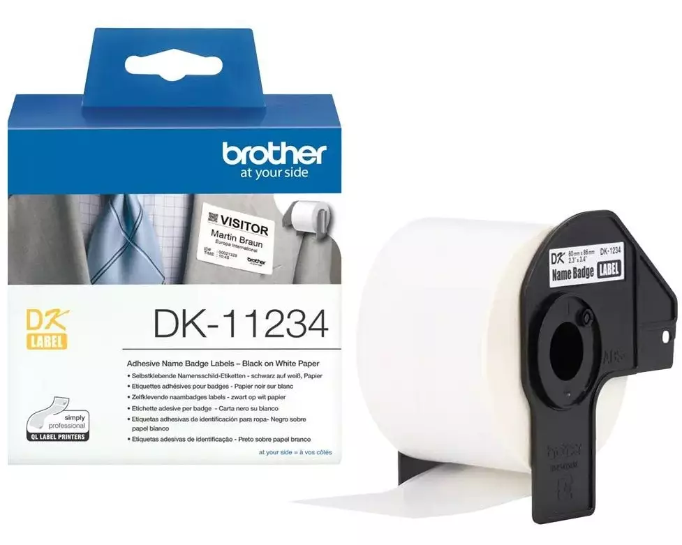 Brother Etikettenrolle DK-11234 selbstklebend 60mm x 86mm