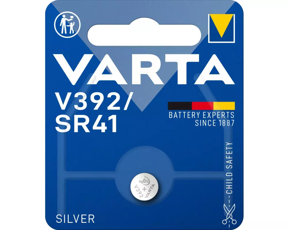 Varta Knopfzelle V392 / SR41 , 1 Stück