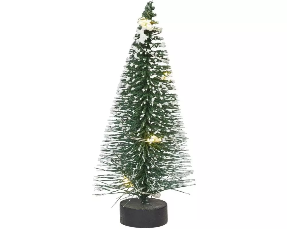 HobbyFun Mini-Utensilien Tanne mit LED, 8 cm