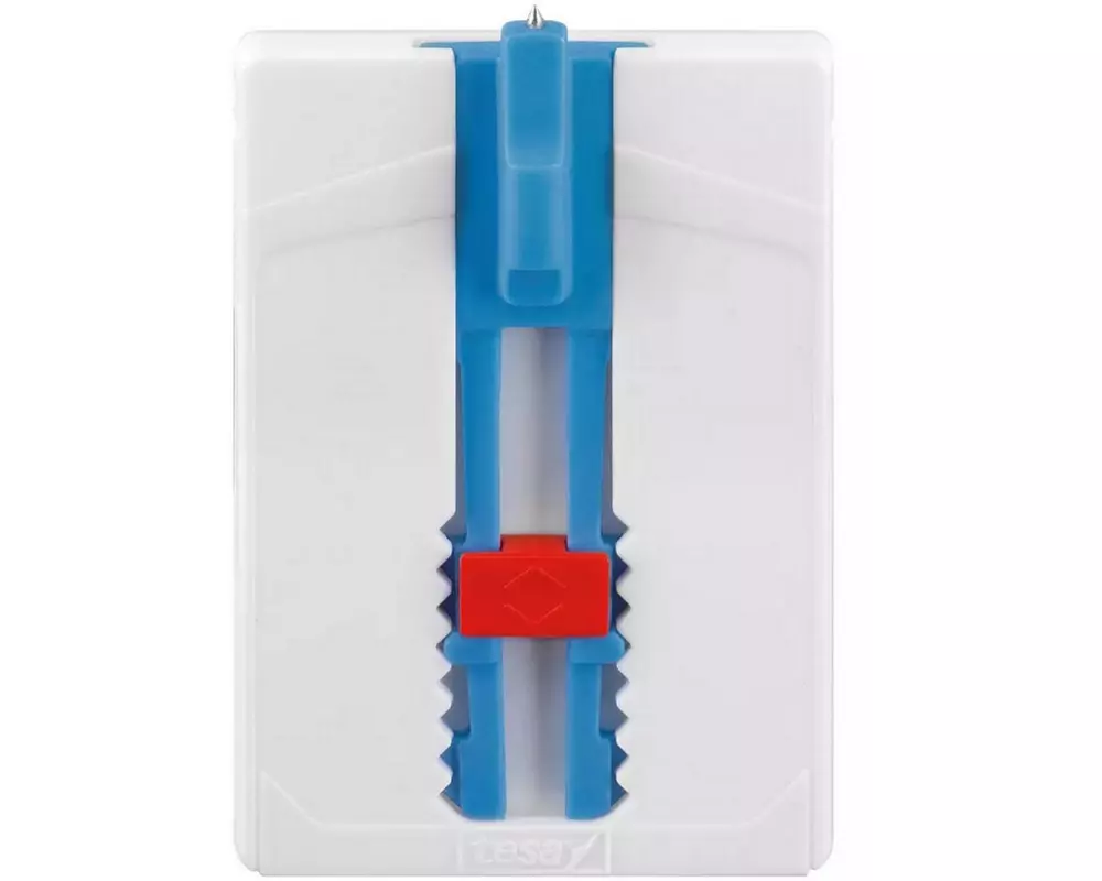 tesa Klebenagel -Set 2 kg, 3x für Tapeten + Putz, verstellbar