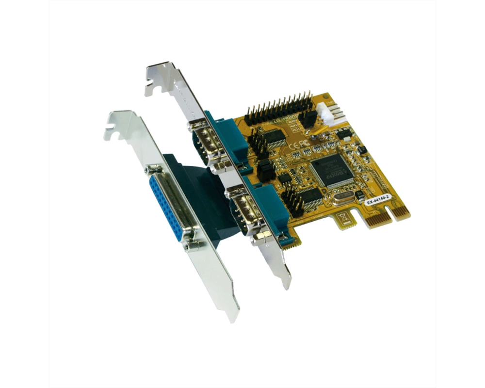 EXSYS EX-44140-2 PCI Express x1 Karte 2x ser. RS-232+1x par. EPP/ECP