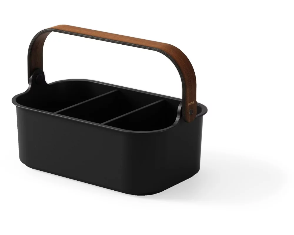 Umbra Aufbewahrungsbox Bellwood 28 x 17 x 13 cm, Braun/Schwarz