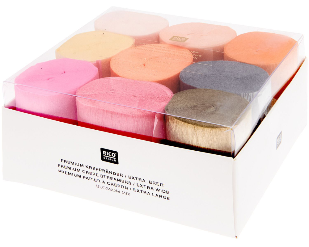 RICO DESIGN Girlande 10m 400674 Blüten Mix