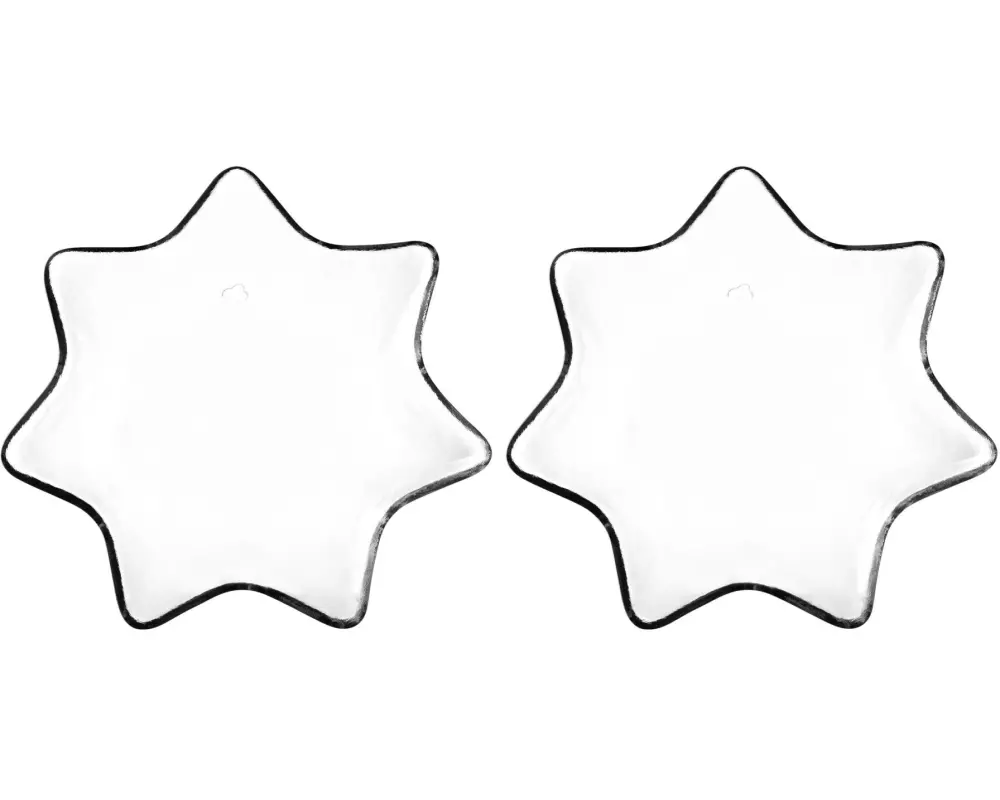 Leonardo Schale Candela 28 cm, 2 Stück, Transparent