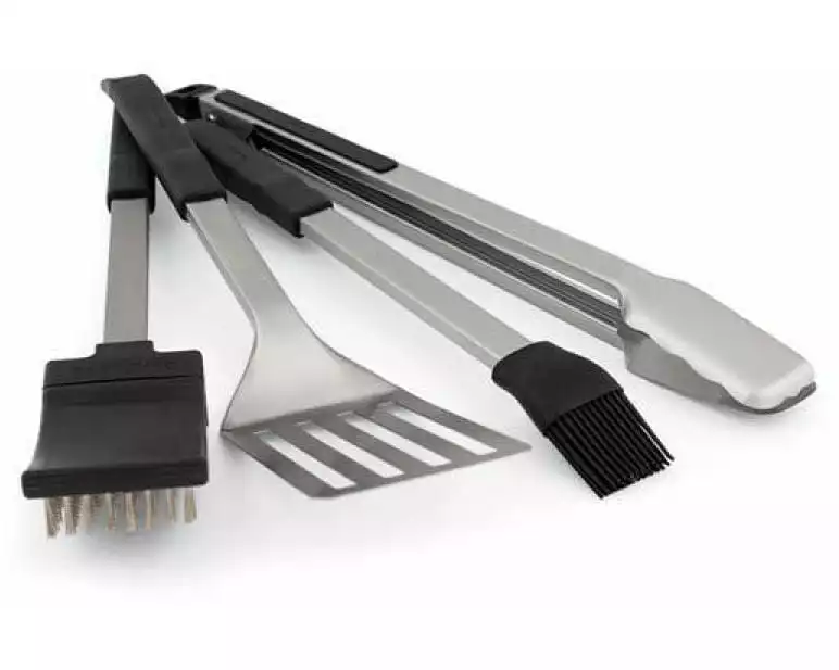 Broil King Grillbesteck-Set Baron 4-teilig, Schwarz