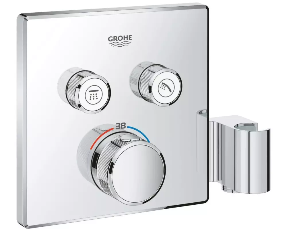 GROHE Duscharmatur Grohtherm SmartControl 43 mm, mit Brausehalter