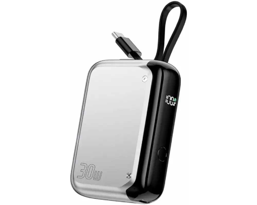 4smarts Powerbank Pocket 10000 mAh, Silber