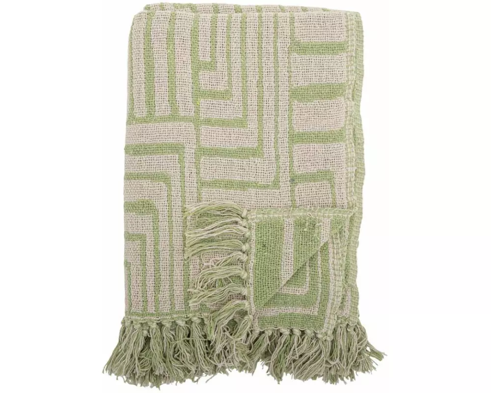 Bloomingville Tagesdecke Velva, 155 x 130 cm, Grün