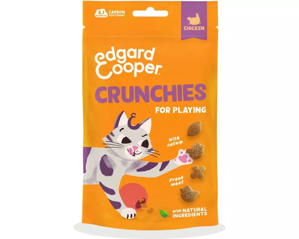 Edgard & Cooper Katzen-Snack Crunchies Huhn 50 g