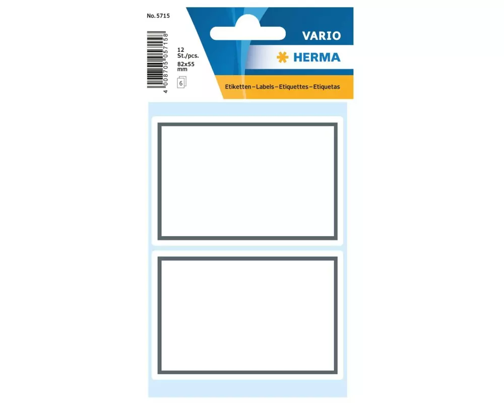 Herma Stickers Schuletiketten 5.5 x 8.2 cm, 12 Etiketten