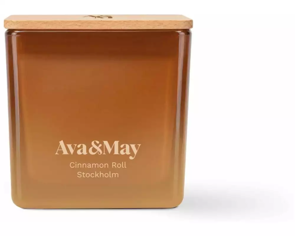 AVA & MAY Duftkerze Cinnamon Roll 220 g