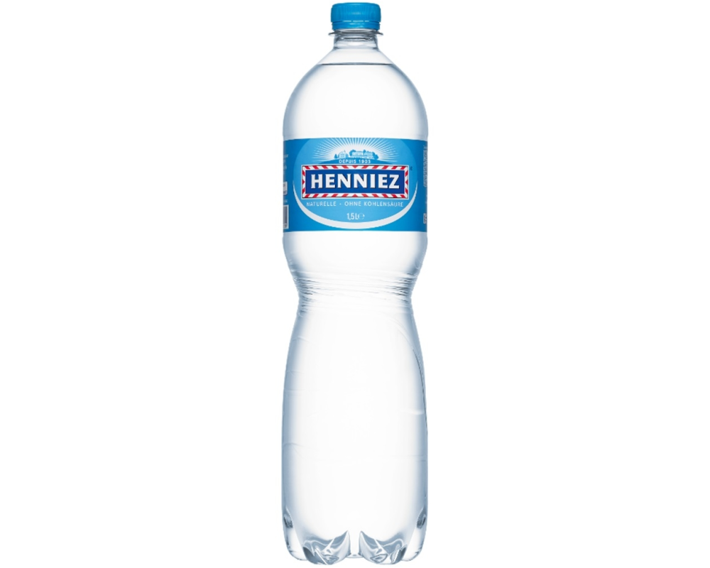 HENNIEZ blau, ohne Kohlensäure, Pet 129400001256 150 cl, 6 Stk.