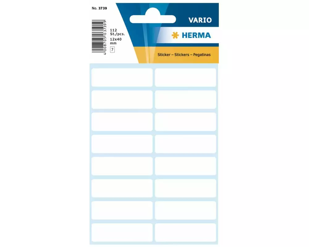 Herma Stickers Vielzweck-Etiketten 1.2 x 4 cm, 112 Etiketten