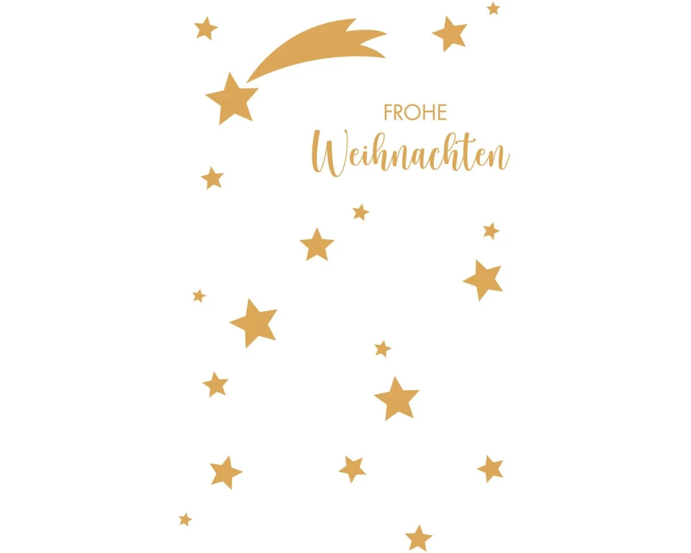 ABC Weihnachtskarte Frohe Weihnachten B6