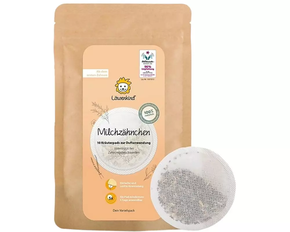 Löwenkind Milchzähnchen Kräuterpad 10er-Nachfüllpackung 1 Stück