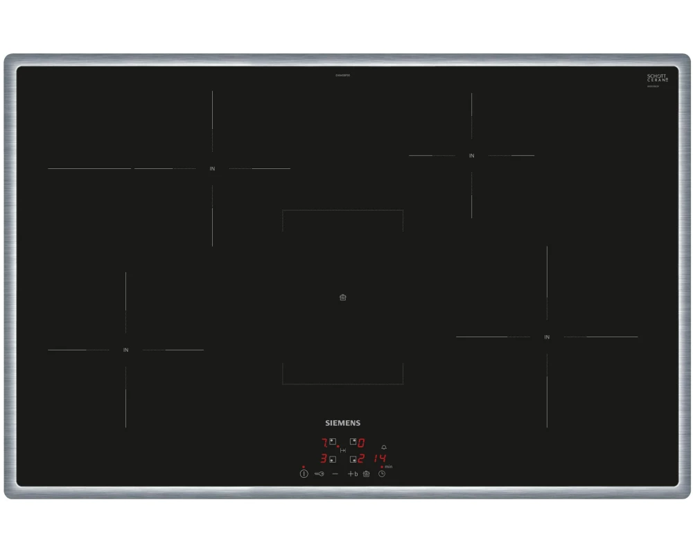 Siemens Induktionskochfeld EH845BFB5E Aufliegend/Flachrahmen-Design
