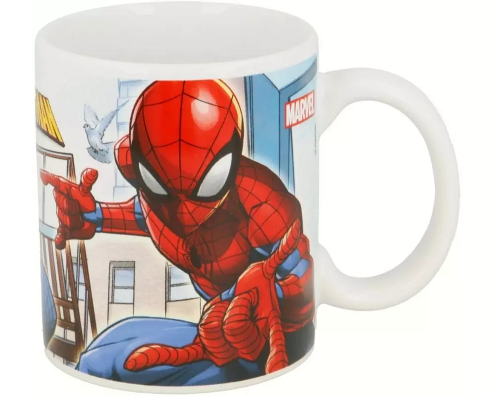 Stor Universaltasse Spider-Man 325 ml, 1 Stück, Blau/Rot