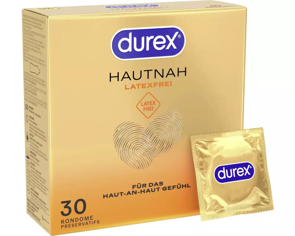 Durex Kondome Hautnah Latexfrei 30 Stück