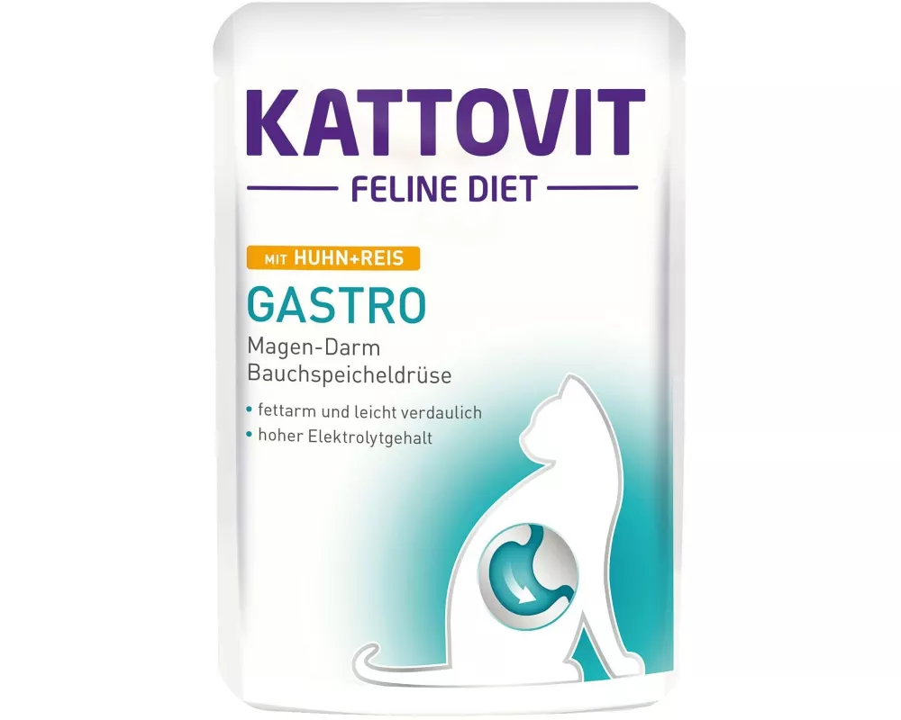 Kattovit Nassfutter Gastro Huhn und Reis, 85 g