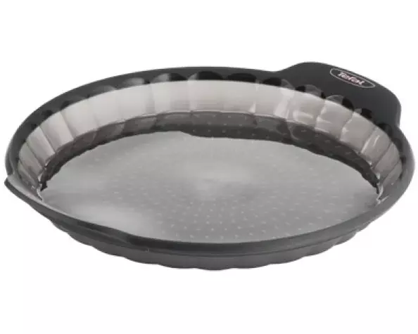 Tefal Tarte-Backform Crispy Bake 27 cm, Schwarz