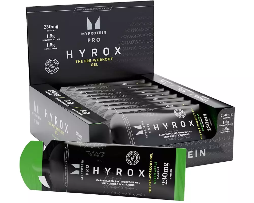 MyProtein Energygel MyProtein Hyrox The Pre-Workout Green Apple