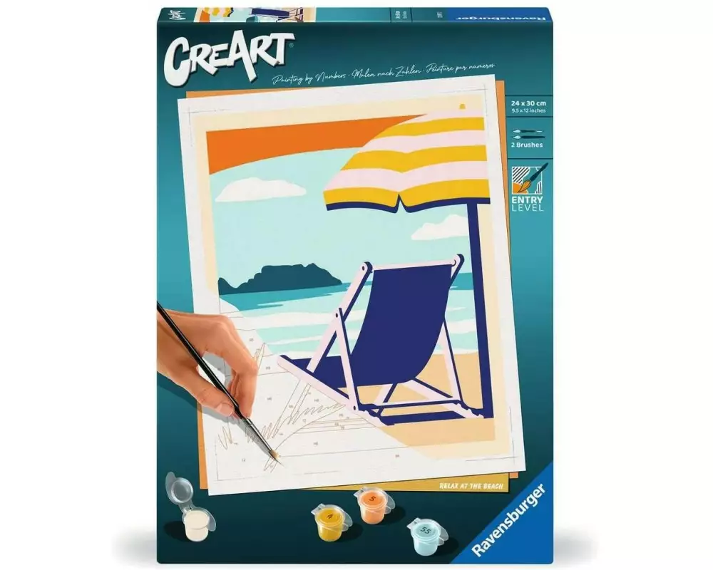 Ravensburger Malen nach Zahlen CreArt – Relax at the Beach