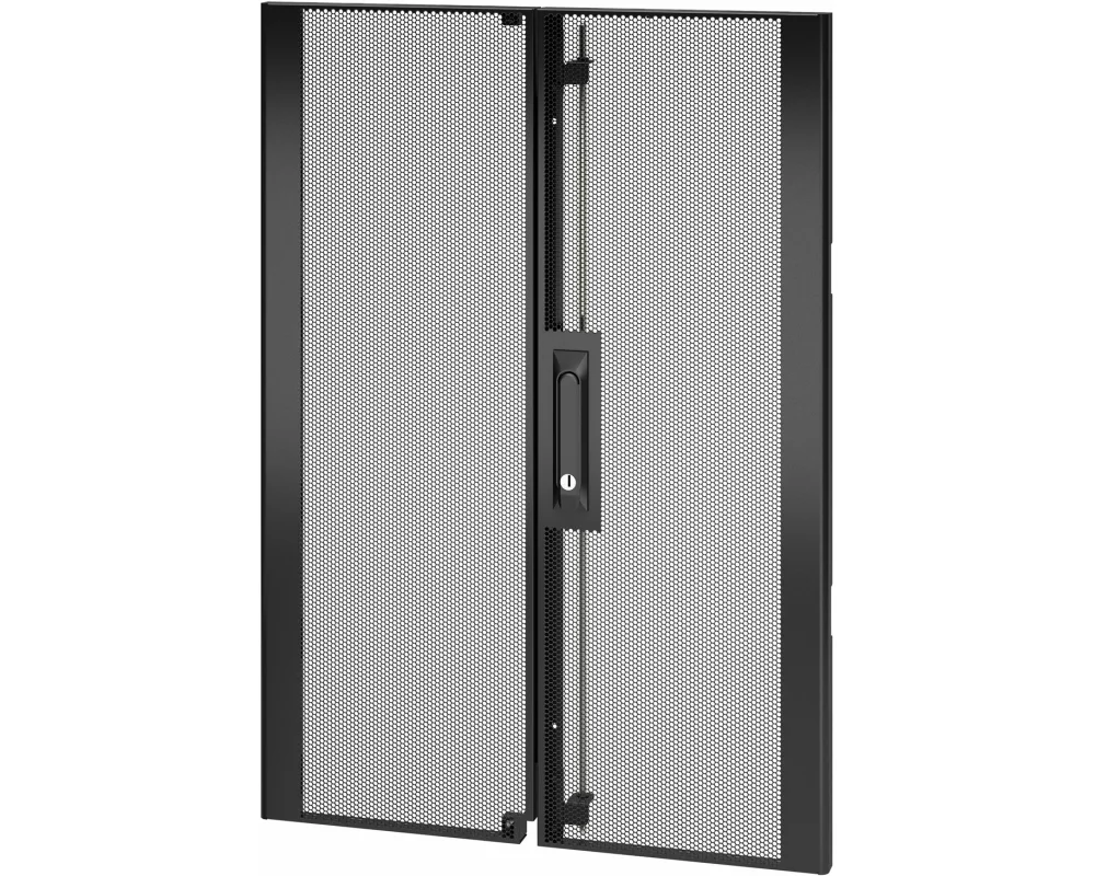 APC NetShelter SX 18U 600mm Wide Perforated Split Doors Black
