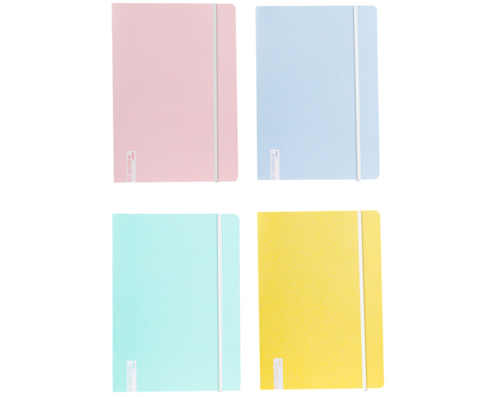 ANCOR Notizheft Emboss 110005 13x21, 80g, leer 96 Bl.