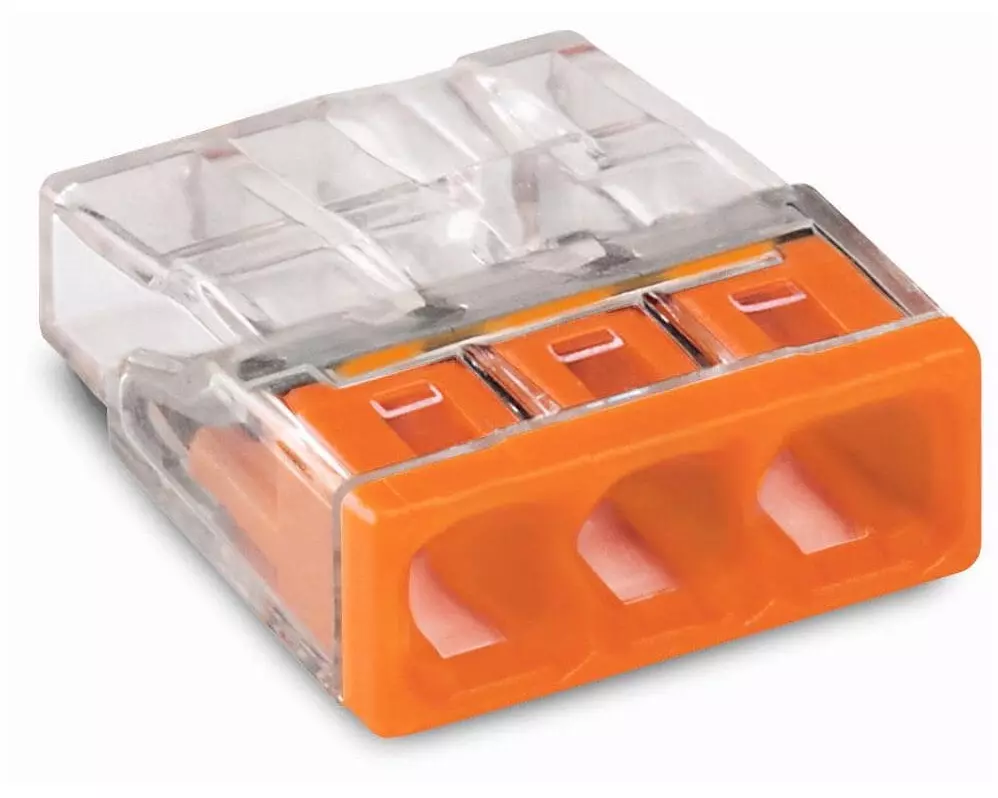 WAGO Steckklemme Contact COMPACT 3-fach, 100 Stück