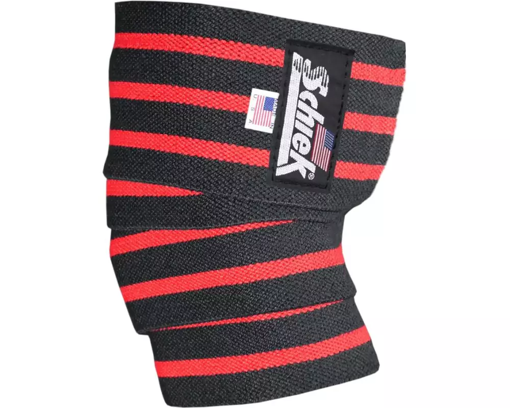 Schiek Sports Kniebandagen Schwarz-Rot