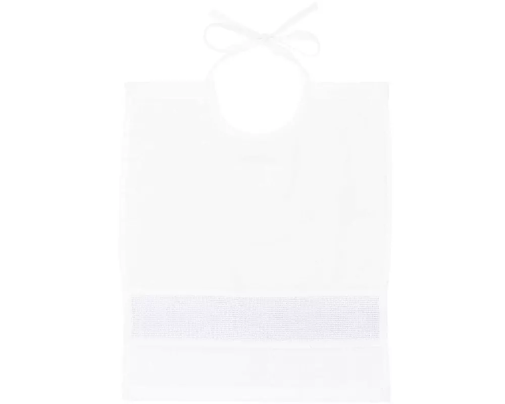 Rico Design Lätzchen Weiss, 30 x 34 cm