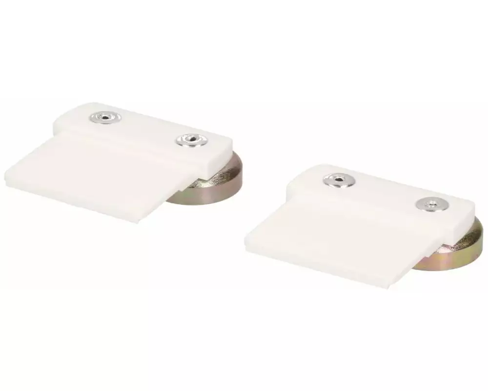 max connect Halterung mit Magnet, flach, CUBO, Weiss 2 Stück