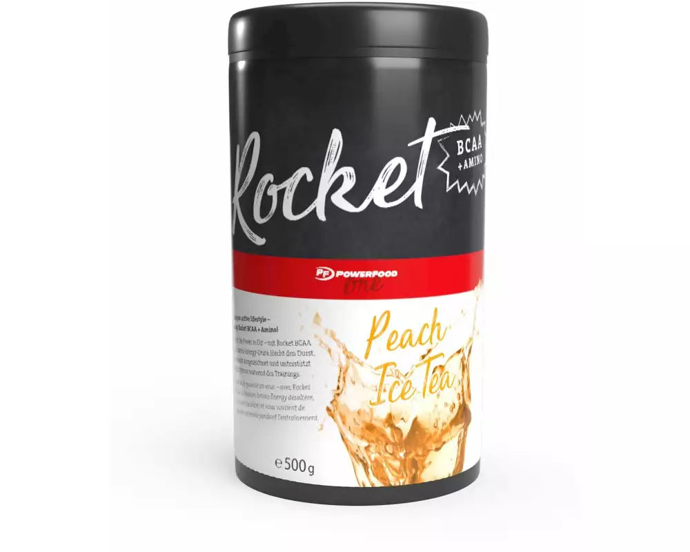 PowerFood One Pulver One Rocket BCAA Pfirsich 500 g