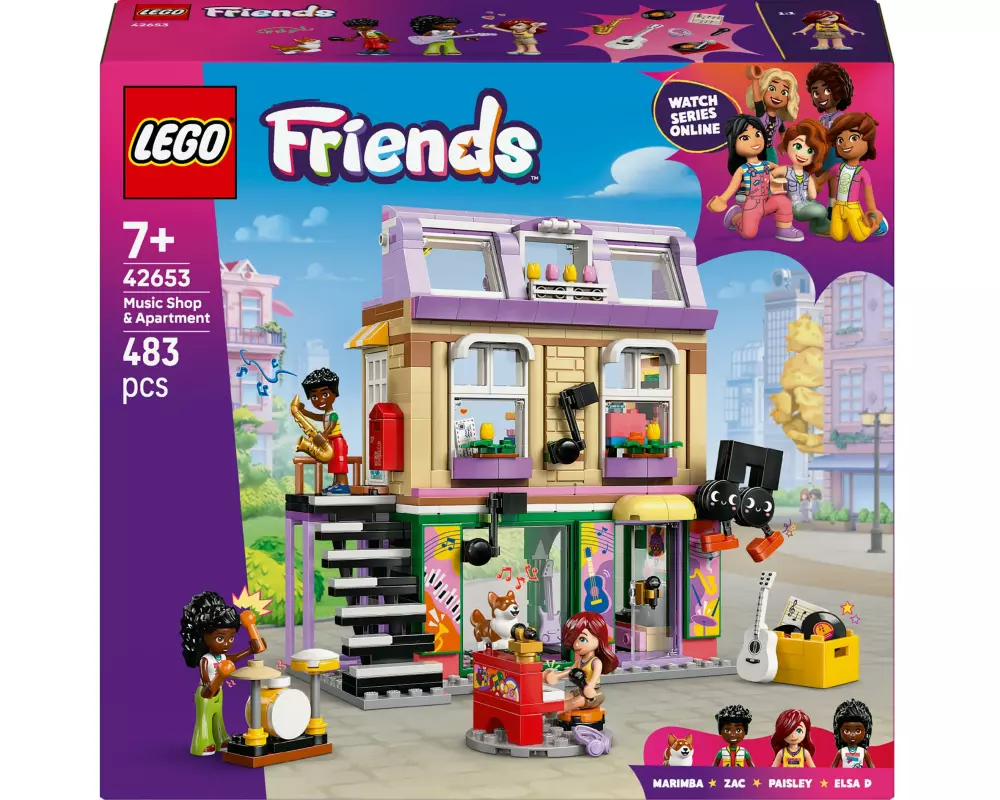 LEGO® Friends Musikladen & Wohnung 42653