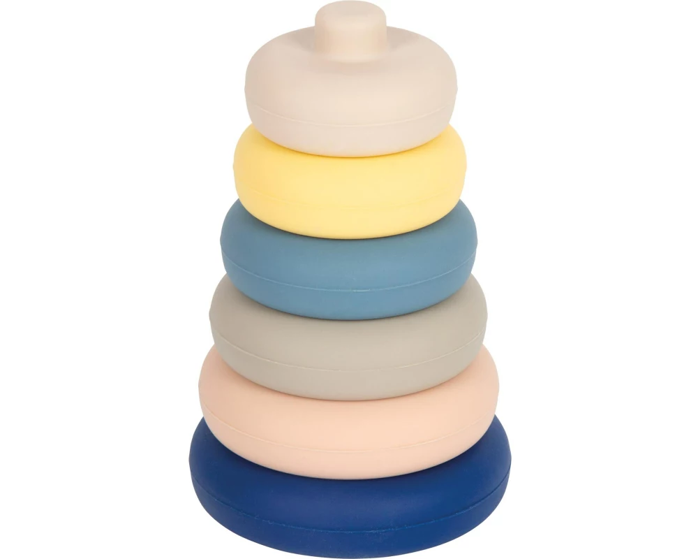 small foot Silikon Stapelturm